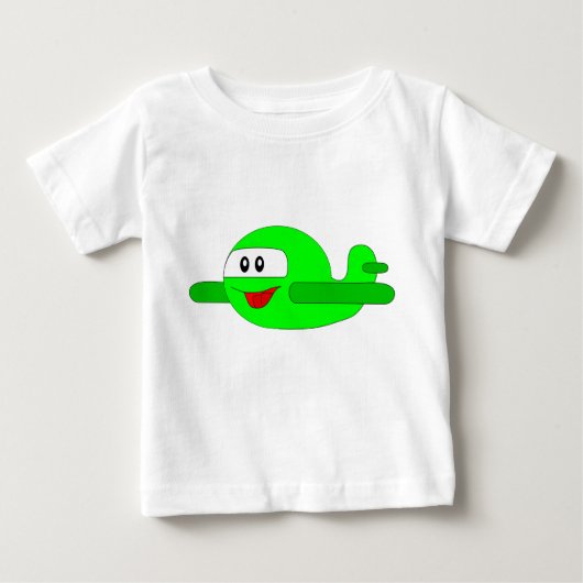 飛行機Tシャツ ベビーTシャツ (正面)