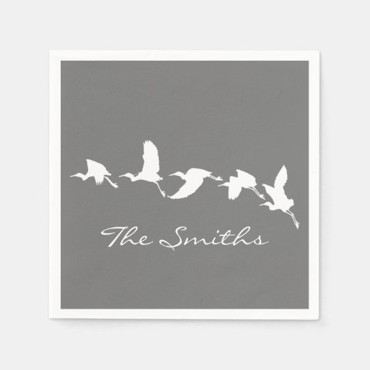 飛行素晴らし中の緑（背景色を選択） スタンダードカクテルナプキン (正面)