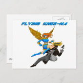 飛行膝Na ポストカード (正面/裏面)