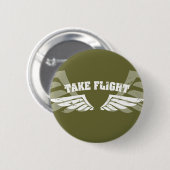 飛行航空翼を取って下さい 缶バッジ (正面&裏面)