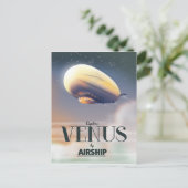 飛行船でビーナスを探索する ポストカード (スタンド正面)