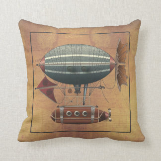 飛行船のアリューシャンのSteampunkの航空機 クッション