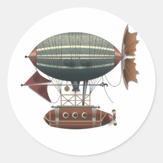 飛行船のアリューシャンのSteampunkの航空機 ラウンドシール