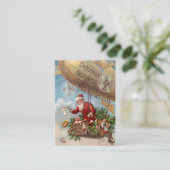 飛行船のサンタクロース 名刺 (スタンド正面)