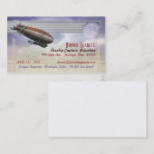 飛行船の大尉名刺 名刺 (正面/裏面)