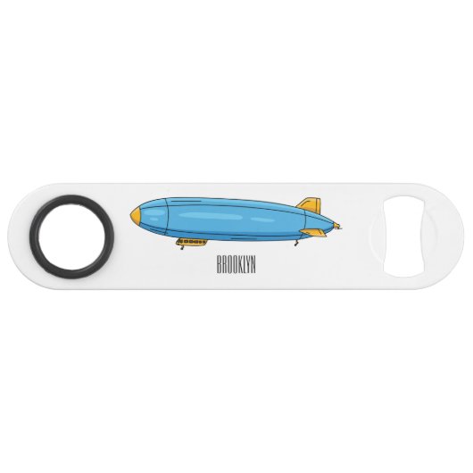 飛行船の漫画イラストレーション スピード栓抜き (正面(横))