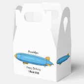 飛行船の漫画イラストレーション フェイバーボックス (オープン)