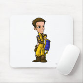 飛行船の無くなった砂漠のスタッフプレーヤー マウスパッド (マウス)