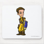 飛行船の無くなった砂漠のスタッフプレーヤー マウスパッド (正面)