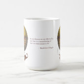 飛行船のNautisme Steampunkの航空機 コーヒーマグカップ (中央)