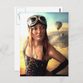 飛行船キャプテン葉書 ポストカード (正面/裏面)