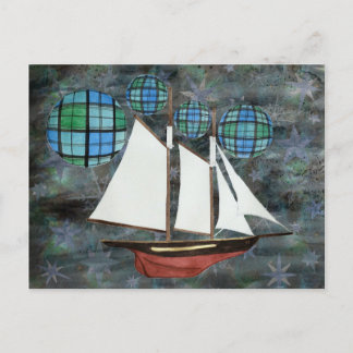 飛行船キャンベル ポストカード