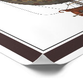 飛行船ナウティスステームパンク飛んでいる機 ポスター (角)