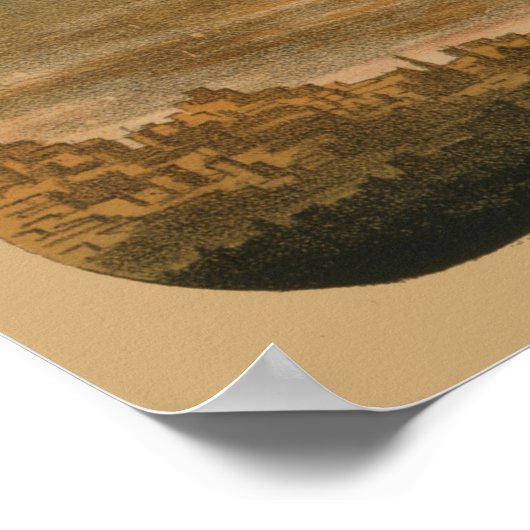 飛行船フランスので2人のパフォーマーのサーカスのポスター ポスター (角)