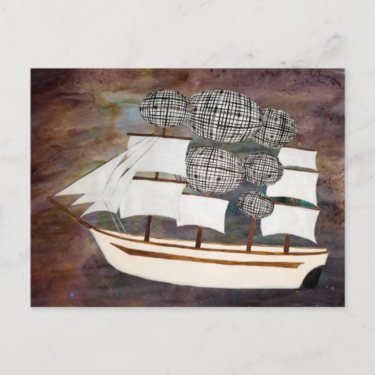 飛行船ラビーバーンズ ポストカード (正面)