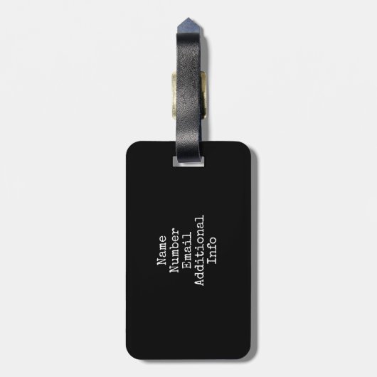 飛行船1号 ラゲッジタグ (裏面縦)