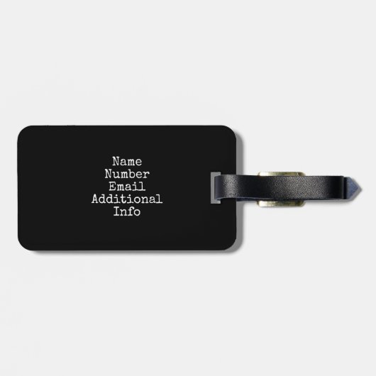 飛行船1号 ラゲッジタグ (裏面横)