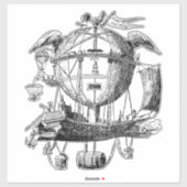 飛行船 シール (シート)