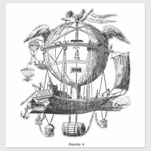 飛行船 シール (シート)