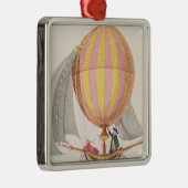 飛行船、フランス語、c.1785のために設計して下さい メタルオーナメント (右)