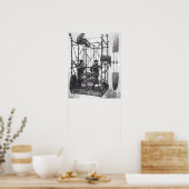 飛行船 ポスター (キッチン)