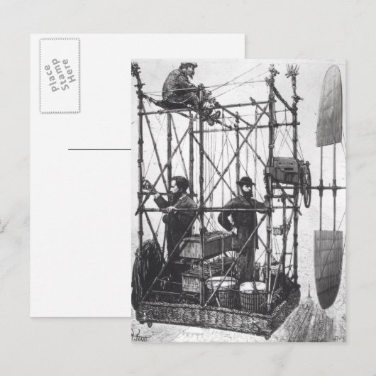 飛行船 ポストカード (正面/裏面)