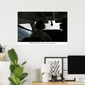 飛行訓練 ポスター (ホームオフィス)