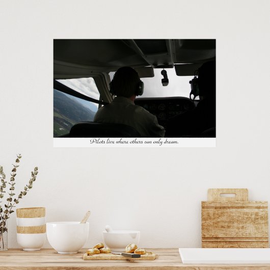 飛行訓練 ポスター (キッチン)