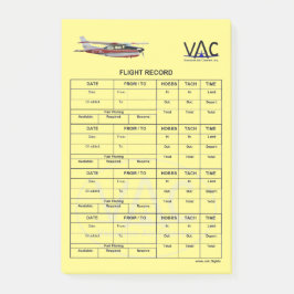 飛行記録的なN777WL後it®ノート4 x 6 ポストイット