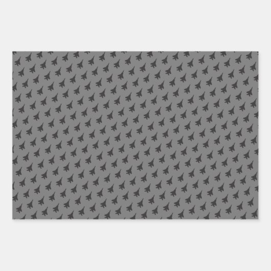 飛行隊カラーF-15Eストライクイーグルジェットパターン ラッピングペーパーシート (正面2)