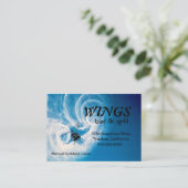 飛行雲のヘリコプター 名刺 (スタンド正面)