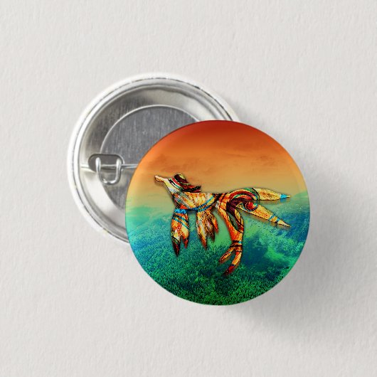 飛行 缶バッジ (正面&裏面)