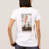 飛行Jの女の子 Tシャツ (裏面)