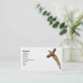 飛行Reevesのキジの名刺 名刺 (スタンド正面)