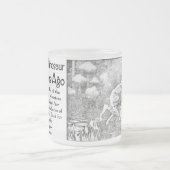 飛行Stegoasaurs フロストグラスマグカップ (中央)