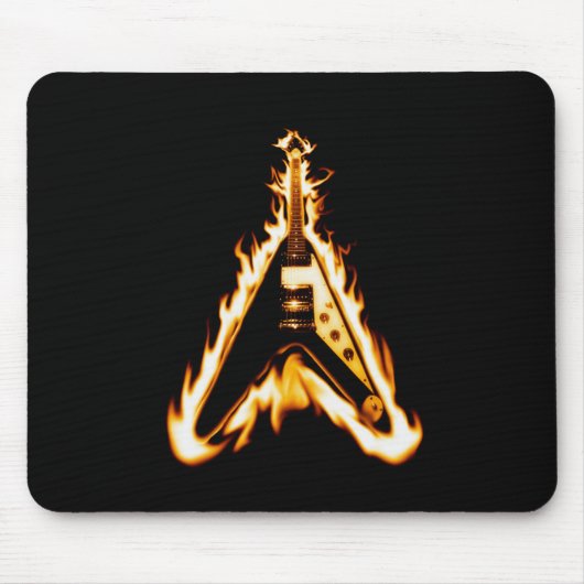 飛行Vのギター マウスパッド (正面)