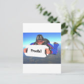 飛躍する ポストカード (スタンド正面)