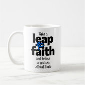 飛躍と信念のマグカップ コーヒーマグカップ (左)