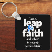 飛躍と信念を持て & 信じろ... キーホルダー (正面)