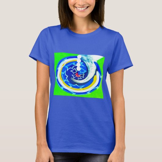 飛躍的な成功の星 夏の休暇 Tシャツ (正面)
