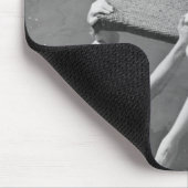 飛込台の女性 マウスパッド (コーナー)