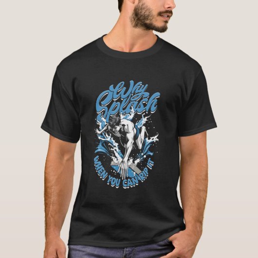 飛込 フリーダイビング Tシャツ (正面)