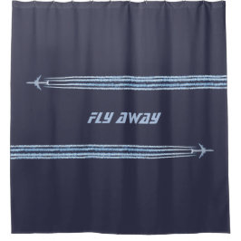 飛遠くにぶ シャワーカーテン