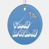 飛遠くにぶ セラミックオーナメント (左)