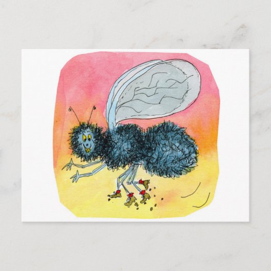 飛飛んでいるぶ ポストカード (正面)