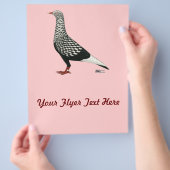 飛飛んでいる行便 チラシ (手)