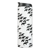 飛飛んでいる行鳩 タンブラー (回転右)