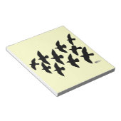 飛飛んでいる行鳩 ノートパッド (アングル)