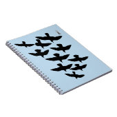 飛飛んでいる行鳩 ノートブック (右側)