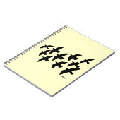 飛飛んでいる行鳩 ノートブック (左側)